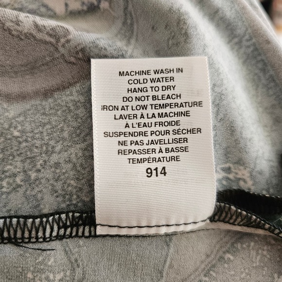 NWT SYMPLI Go to Classic T-Shirt Relax 3/4 Sleeve Abstract Floral Sz 10 - Picture 13 of 16